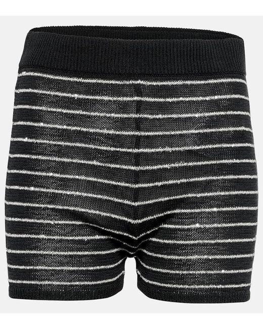 Brunello Cucinelli Black Shorts aus Baumwolle
