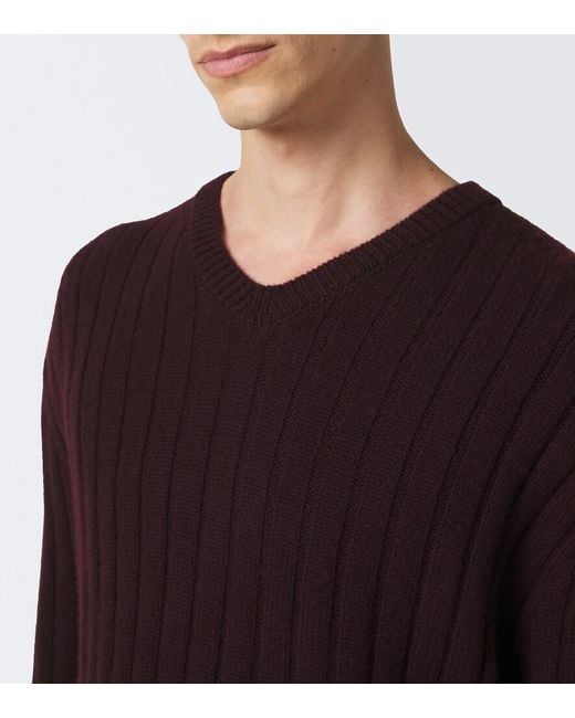The Row Brown Ettore Cashmere Sweater for men