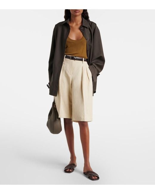 Tod's Brown Leather Slides