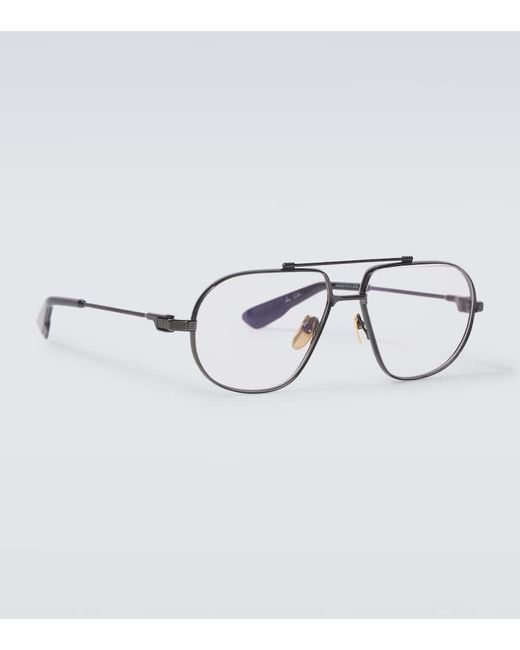 Jacques Marie Mage Metallic X George Cortina Hollywood Aviator Glasses for men