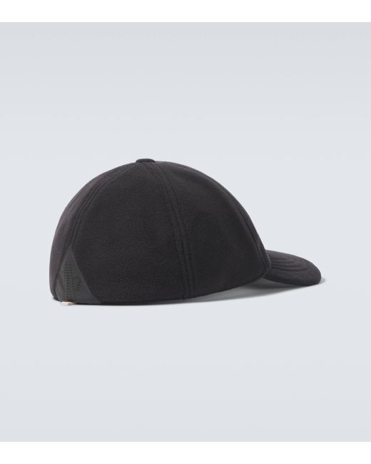 Moncler Logo Baseball Cap in Black for Men Lyst UK