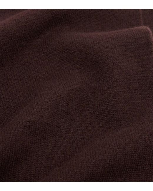 Nour Hammour White Niale Cashmere Hood