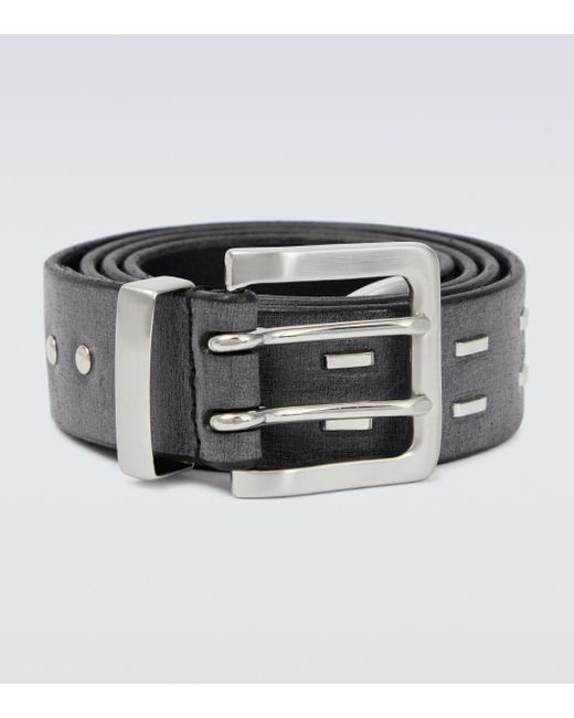 Our Legacy Staple Leather Belt in Grey (Grey) for Men Lyst UK