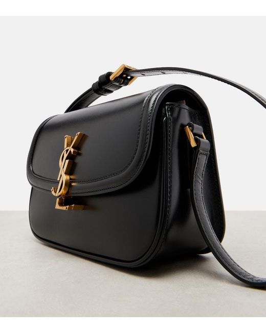Saint Laurent Black Solferino Mini Leather Shoulder Bag