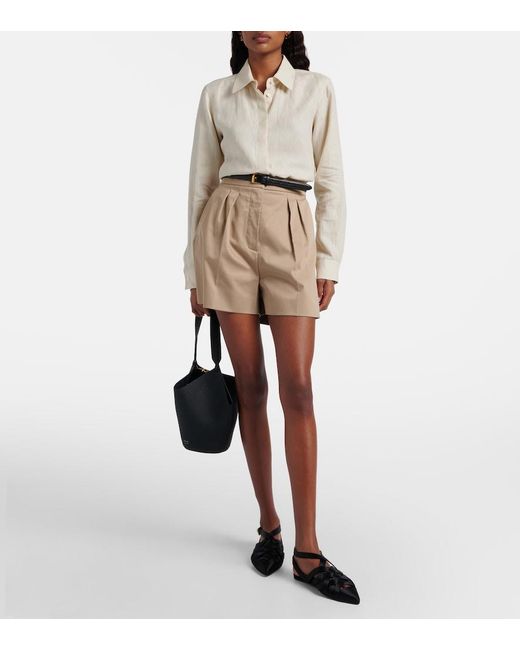Max Mara Natural Falasco Linen Shirt