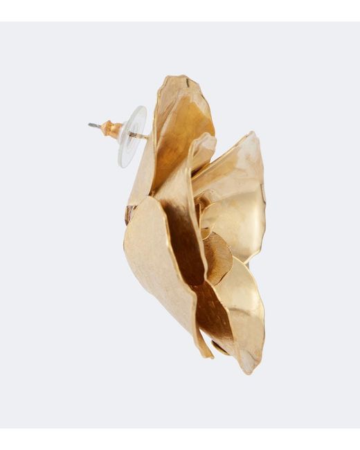 Jennifer Behr Metallic Gladiolus 18Kt-Plated Earrings