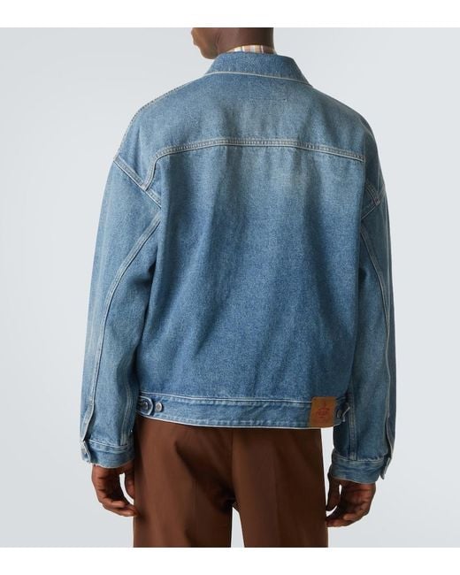 Prada Blue Denim Jacket for men