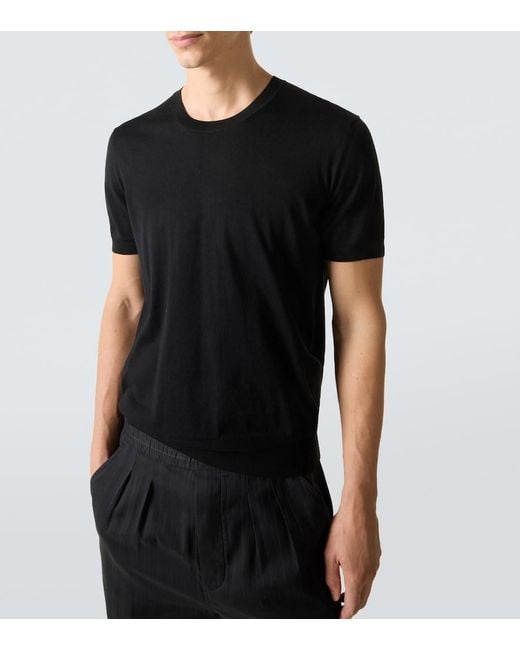 Tom Ford Black Cotton Sweater for men