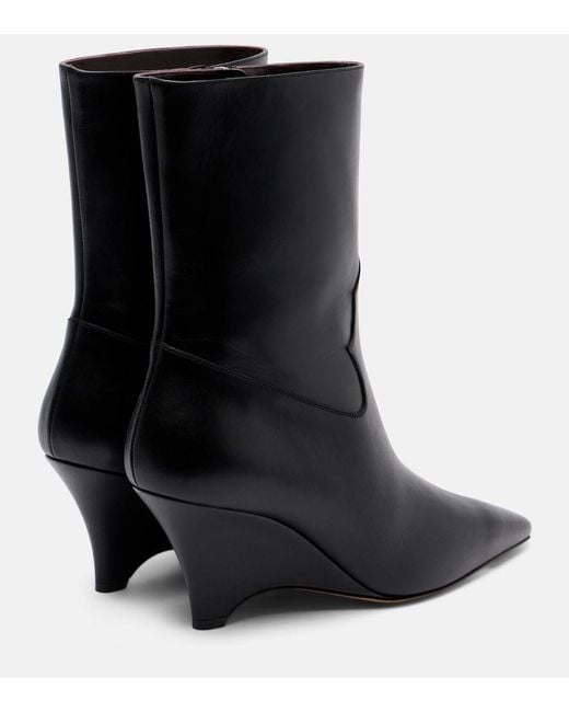 Le Monde Beryl Black Camille 70 Leather Boots