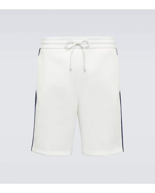 Gucci White Web Stripe Technical Shorts for men