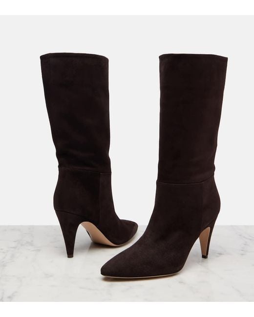 Bottes 85 En Daim Gianvito Rossi en coloris Brown