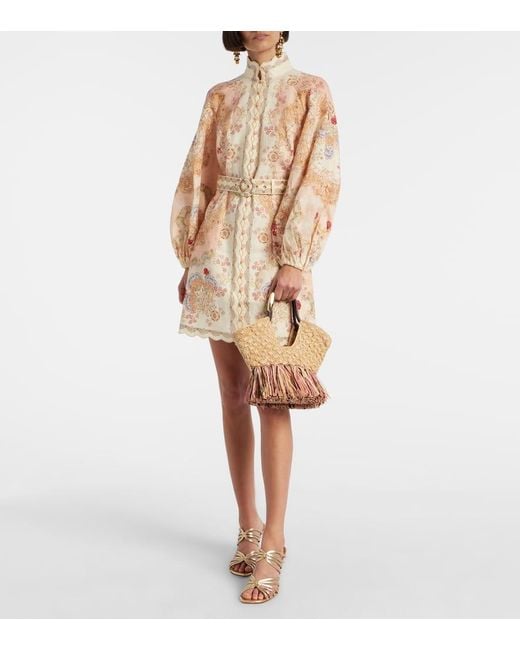 Zimmermann Metallic Tote Bag Goldentime Small Aus Raffiabast