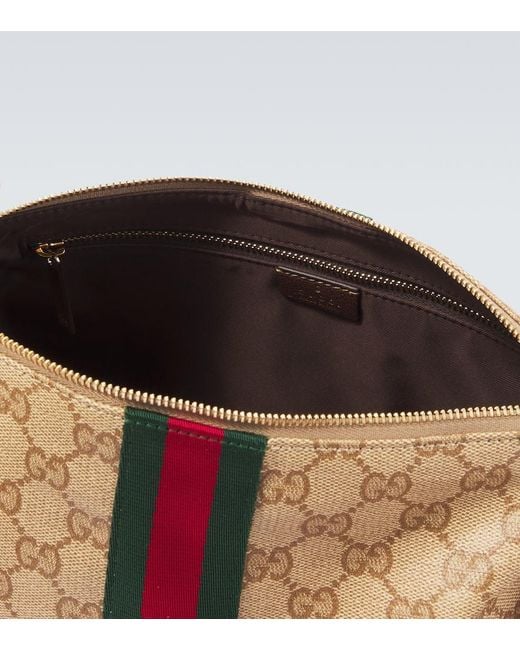 Gucci Natural Small Gg Canvas Pouch for men
