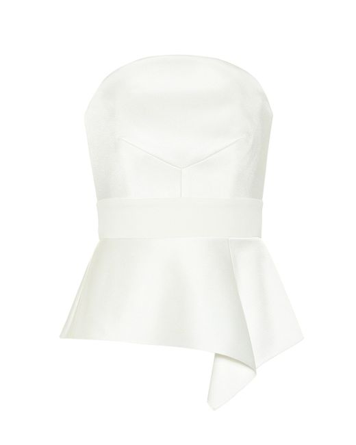 satin bridal top