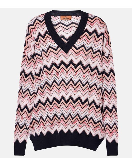 Missoni Pink Oversize-Pullover