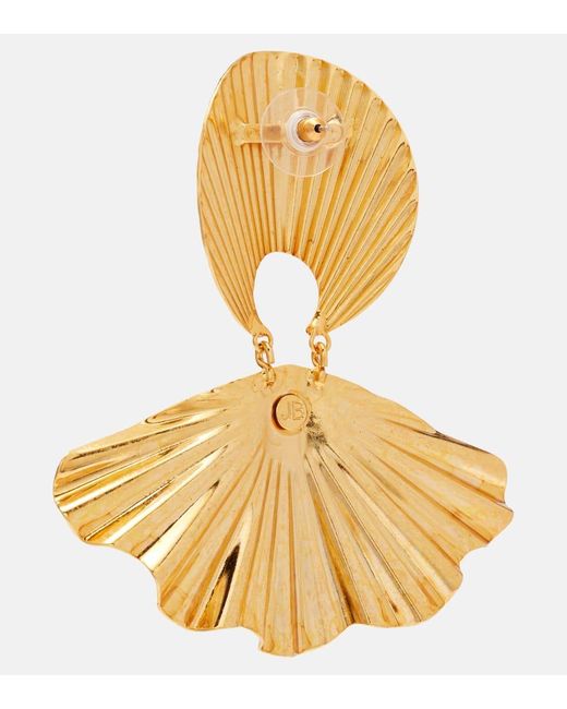 Pendientes Nerissa Chapado En Oro Jennifer Behr de color Metallic