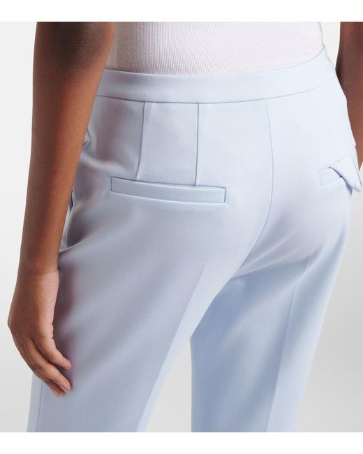 Dorothee Schumacher Blue Emotional Essence Cropped Flared Pants