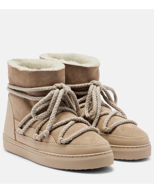 Inuikii Natural Classic Suede Snow Boots