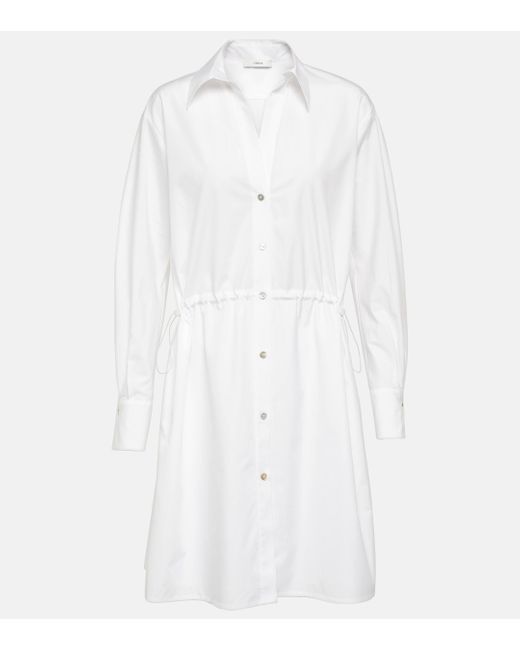 Robe chemise en coton Vince en coloris White