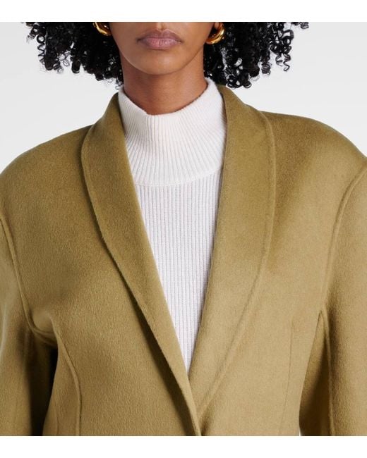 Manteau Zahra En Laine Et Cachemire Melanges TOVE en coloris Natural