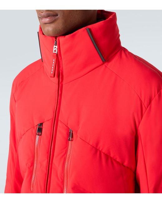 Bogner Red Jervis-D Hooded Down Ski Jacket for men