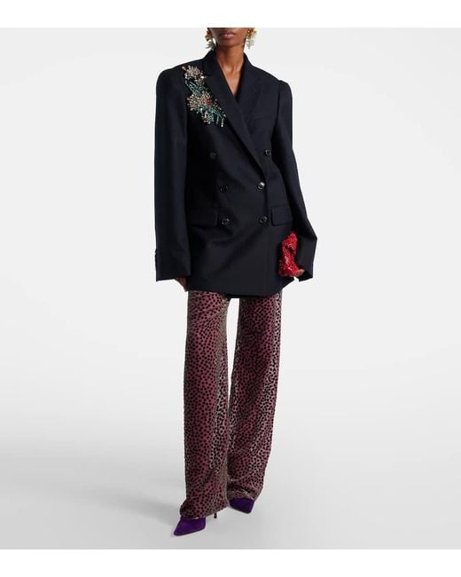 Escarpins Pointy 95 En Daim Gianvito Rossi en coloris Purple