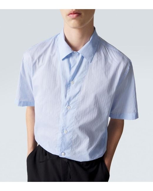 Camicia Bowling di Brioni in Blue da Uomo