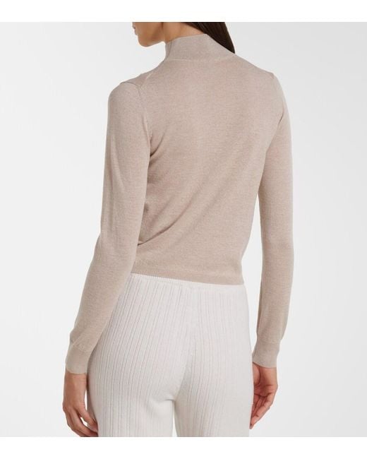 Eleventy Natural Wool-Blend Sweater