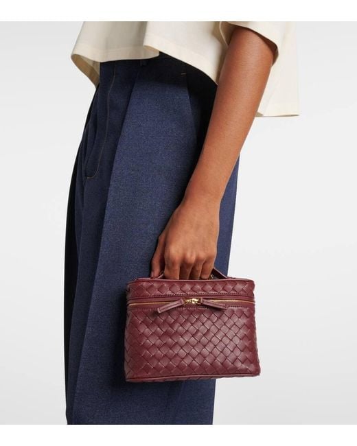 Borsa A Spalla Bang Bang Small di Bottega Veneta in Purple