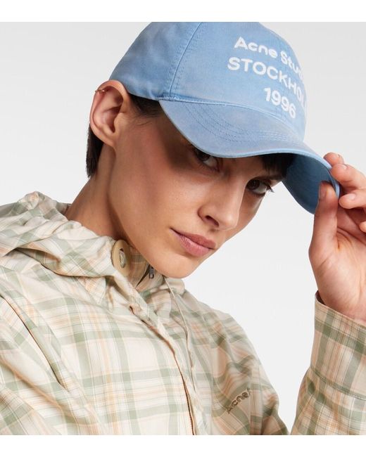 Cappello Da Baseball di Acne in Blue