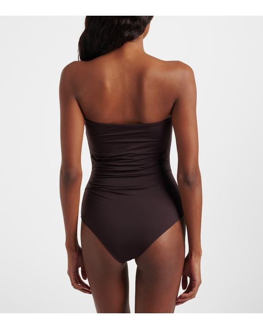 Body Gwyneth Con Ruches di Agolde in Black