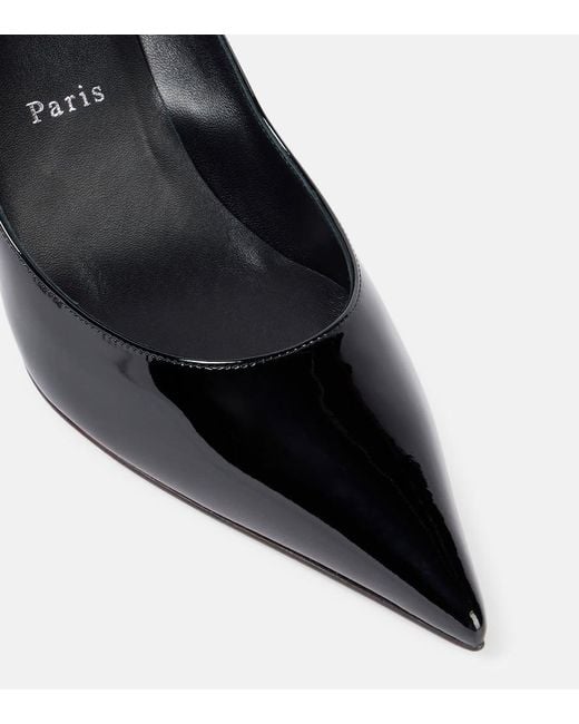 Christian Louboutin Black Pumps Miss Z 60 Aus Lackleder