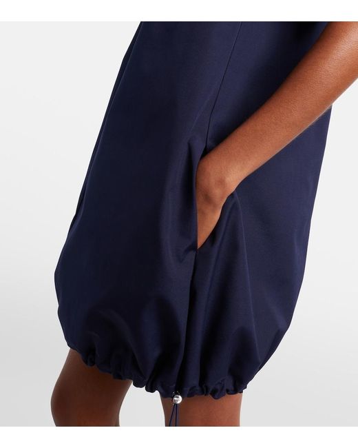 Prada Blue Poplin Polo Dress