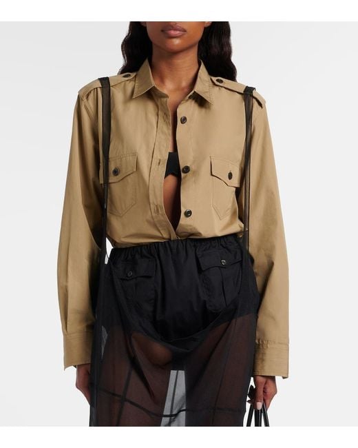Prada Black Oversized Silk Crepe De Chine Bra Top
