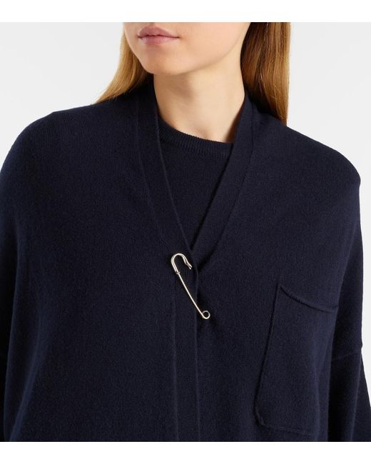 Extreme Cashmere Blue N°61 Koto Cashmere-blend Cardigan