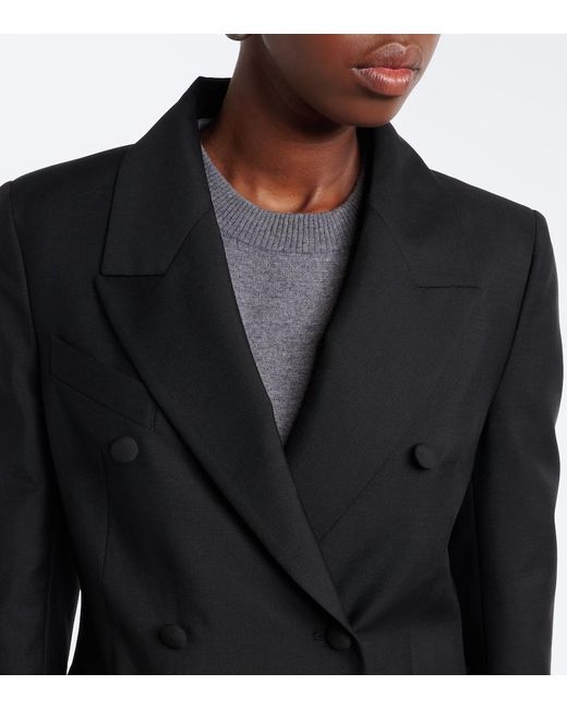 Rohe Black Wool And Mohair Blazer