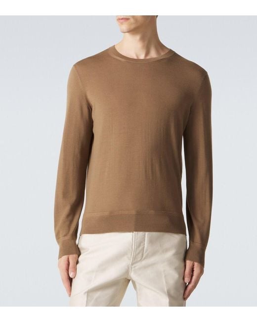 Tom Ford Brown Wool Sweater for men