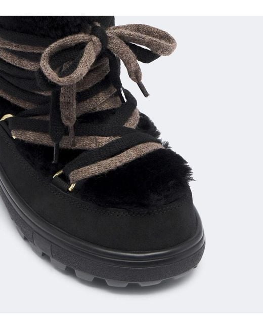 Bogner Black Chamonix Shearling Snow Boots