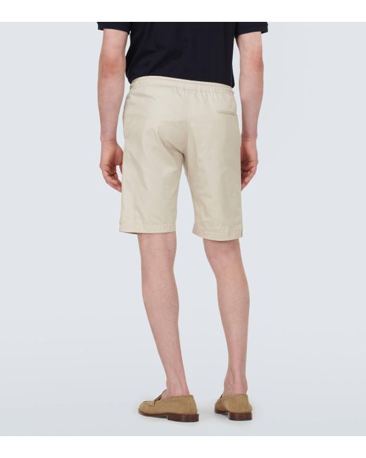 Kiton Natural Cotton Shorts for men