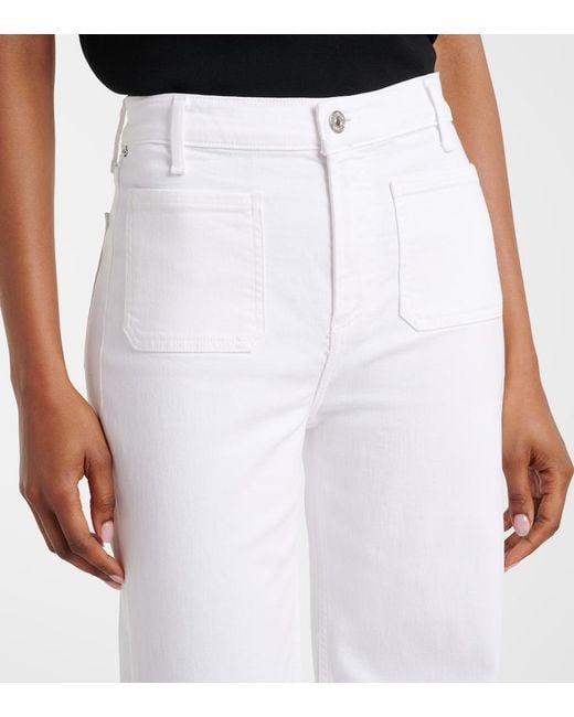 Citizens of Humanity White Kimberly Flared Jeans