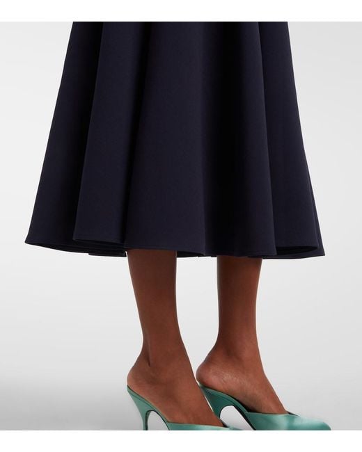 Safiyaa Blue Ginny Crepe Cocktail Dress