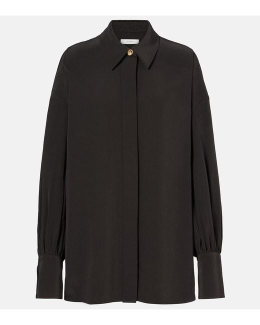 Joseph Black Camilia Satin Twill Shirt