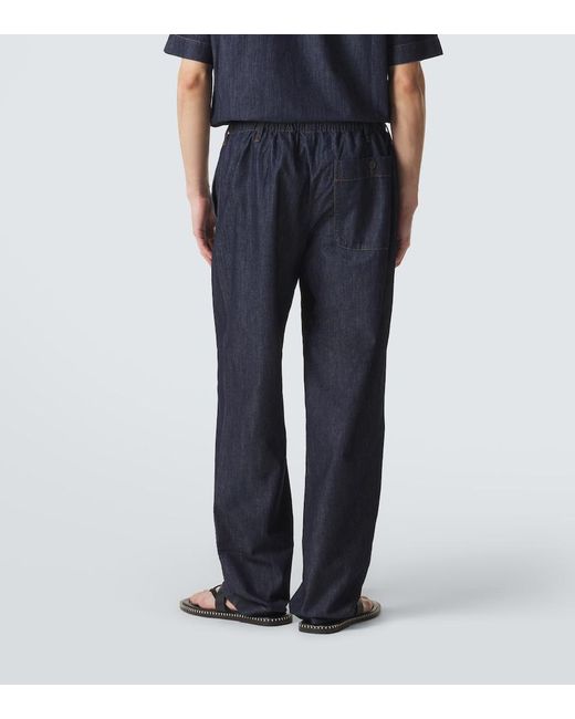 Dries Van Noten Blue Straight Jeans for men