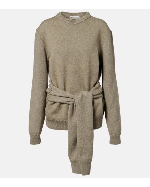 J.W. Anderson Green Wool And Cotton Sweater
