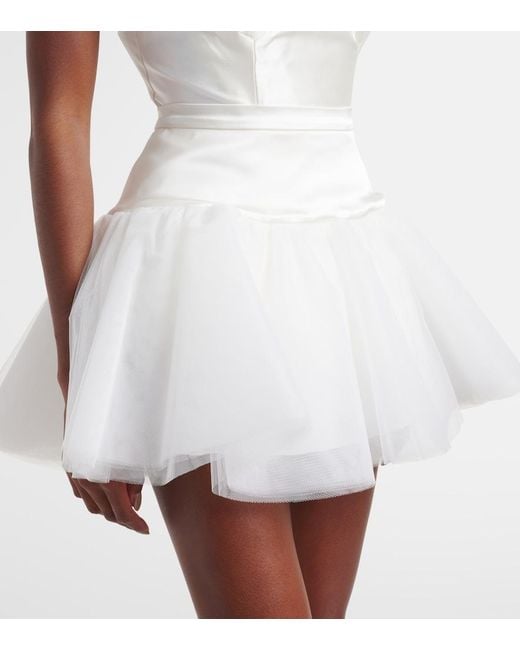 Vivienne Westwood White Bridal Joe Petticoat Tulle Miniskirt