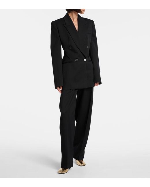 Givenchy Black Cutout Wool Blazer