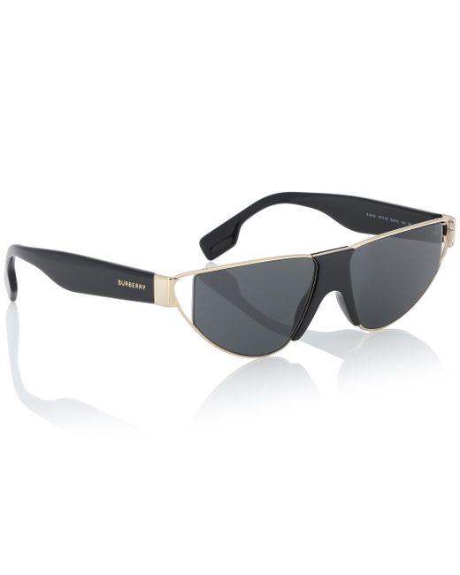 Burberry Cat-eye Sunglasses in Black - Lyst