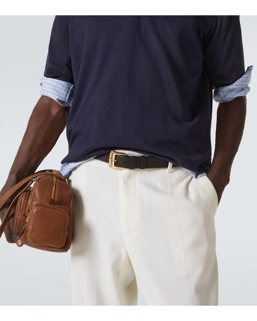 Miu Miu Guertel Aus Leder in Black für Herren