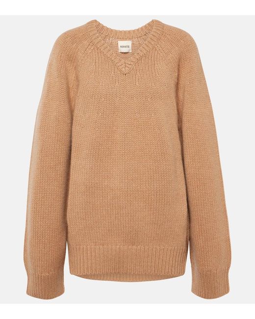 Khaite Brown Nalani Cashmere Sweater