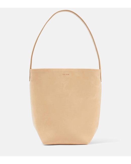 The Row White Park N/s Small Leather Tote Bag